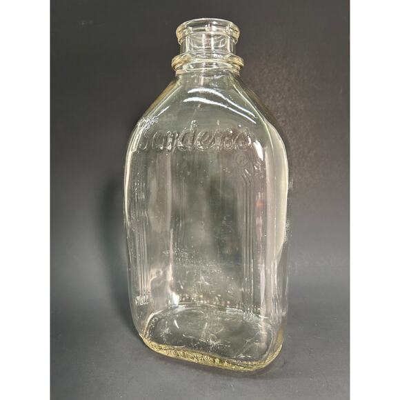 Borden’s Brand 2 Qt Refillable Half Gallon VTG Milk Bottle, Farmhouse Decor - Picture 2 of 6